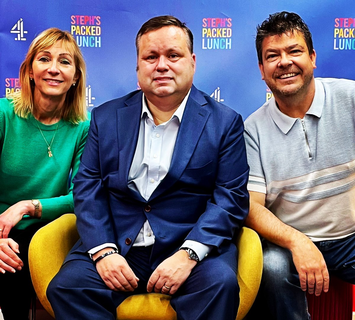At Channel 4’s studios in sunny #Leeds for <a href="/paulpottsmusic/">Paul Potts</a> ‘s live interview on #StepsPackedLunch. Tune in from 12.30pm.#TV #performance #singing #BGT