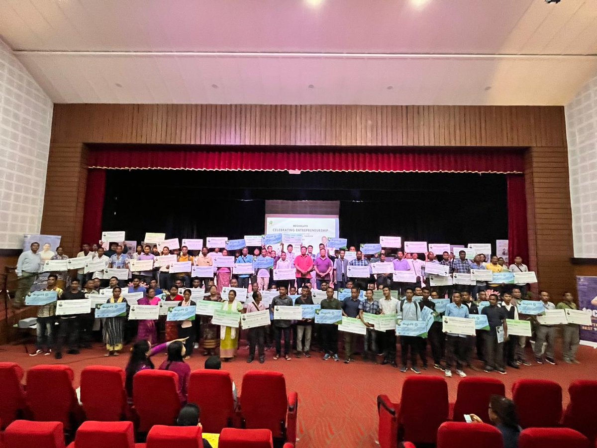 Hon’ble CM <a href="/SangmaConrad/">Conrad K Sangma</a>  and Hon'ble MLA of North Tura Shri Thomas A Sangma attended the "Meghalaya Celebrating Entrepreneurship" program under M-LAMP, FOCUS, <a href="/meghtourism/">Meghalaya Tourism</a>, and Megh-LIFE at District Auditorium in Tura.
#NPP #MeghalayaWithConrad