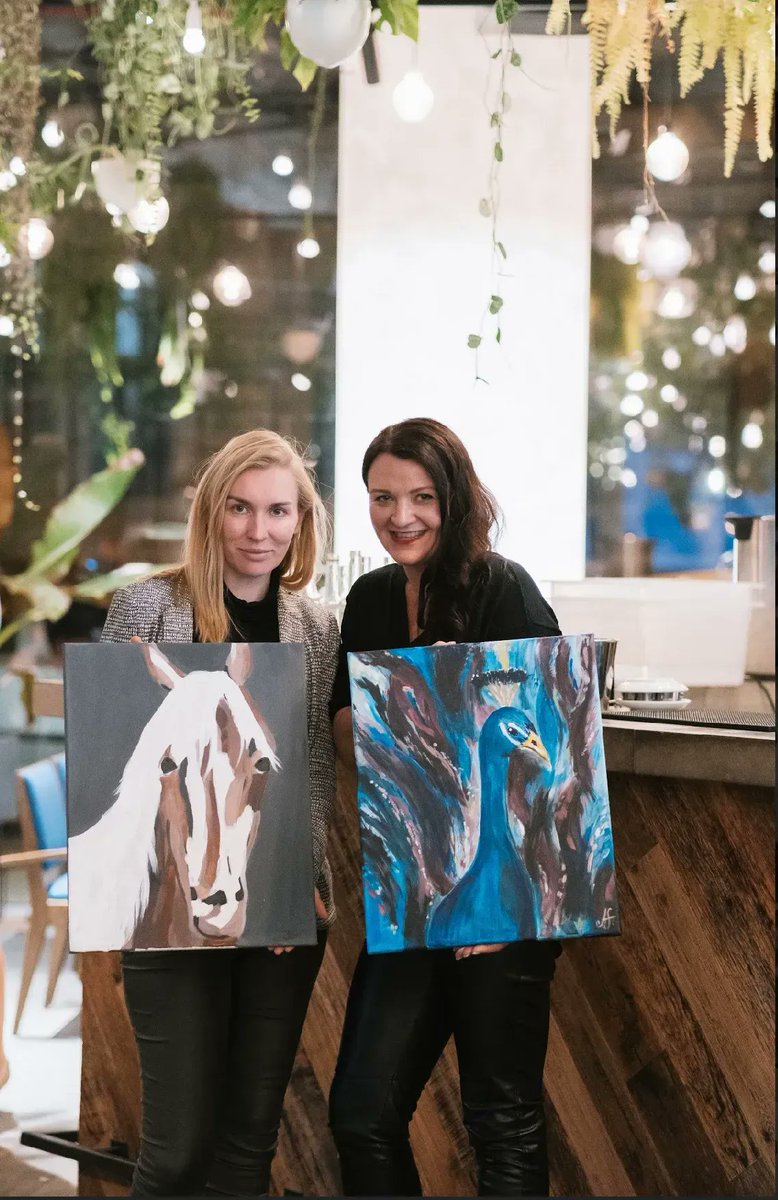 CFA_cz's tweet photo. CFA women’s relaxation and networking event was a success.We are happy to share some pictures from that evening full of paitings, good company and fun. #CFA #womeninfinance #CFASocietyCZ https://t.co/PxINsHG3Ub