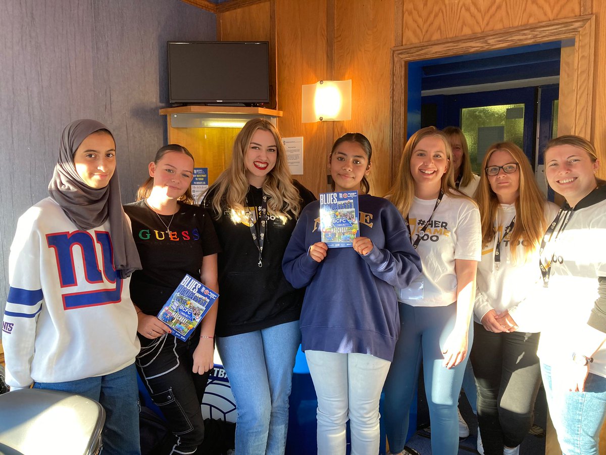 BCFC_Foundation's tweet photo. It was a pleasure to invite some of the female Kicks participants to the @BCFCWomen game & have the support of @HerGameToo. 💙💛
#plcommunity #plkicks https://t.co/GaeBiy5zKH