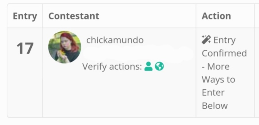 Congratulations to <a href="/Chickamundo/">💛🐥Chick🐥💛</a> for winning the $25.00 Amazon gift card!
🧡