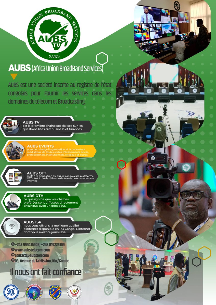Africa Union Broadband Services AUBS tweet media