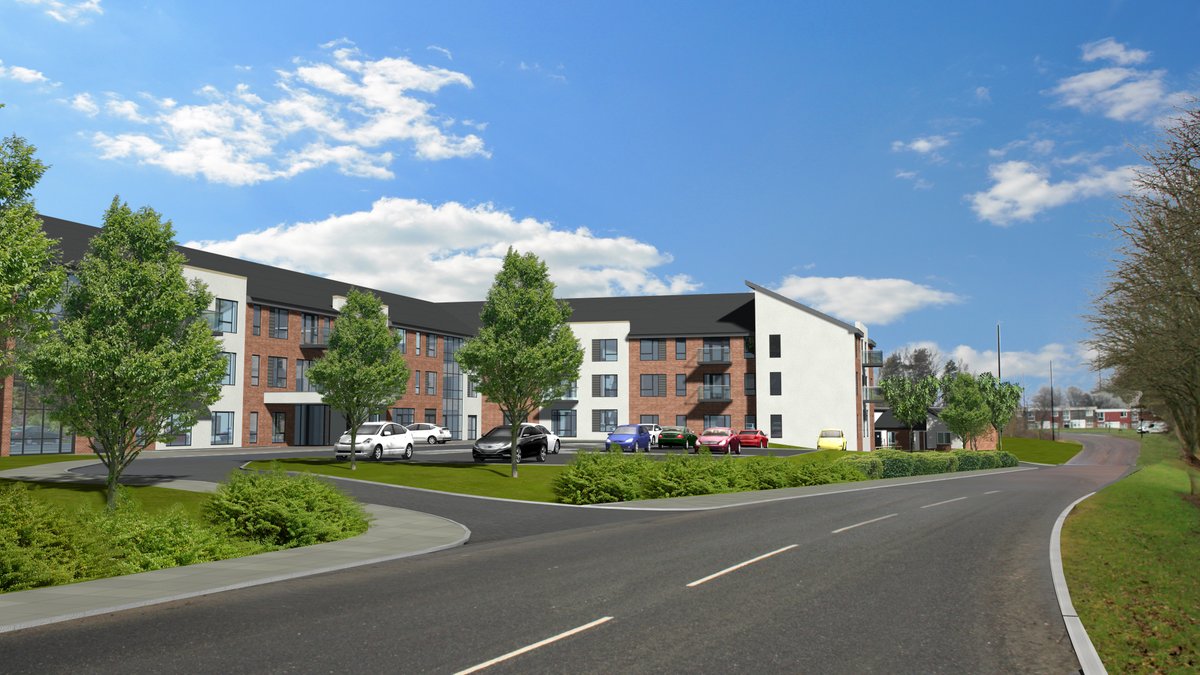 A 97-home extra care scheme is set to be delivered in Washington after planners gave it the green light! The £20m project was brought forward by Esh as a land led development in partnership with @RiversideUK. bit.ly/3SVcXtB