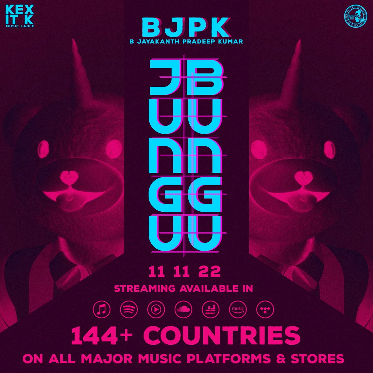 BJPKjayakanth's tweet photo. Streaming available in 144+ countries on all major music platform &amp; stores
#EDM #NewMusicAlert #newmusic #bjpk #bjayakanthpradeepkumar
#jayakanthpradeepkumar
#jayakanthpradeep #kreema #kreemacreativecompany #kexitk #raprocksrini #rrrecords #jppictures #kreemakamaxi #jungubungu https://t.co/3zjLNrJCGh