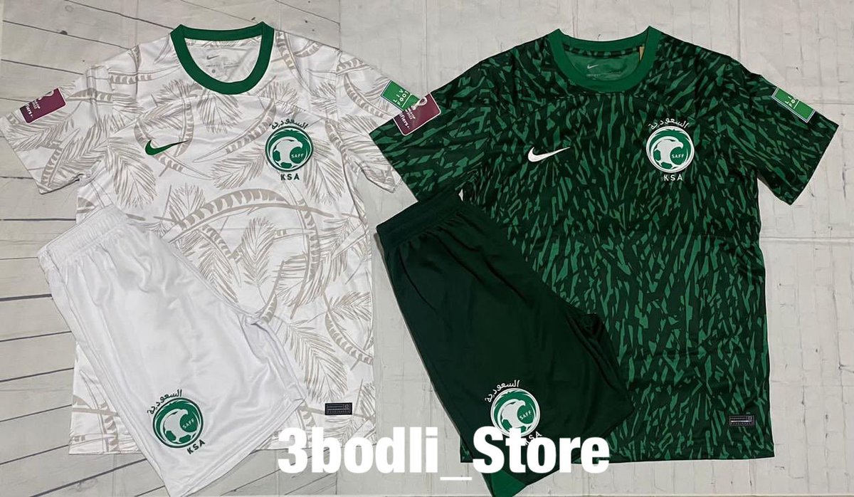 Store_3bodi's tweet photo. متوفر الان اطقم المنتخب السعودي لكاس العالم 

المقاسات (S.M.L.XL)

للتواصل والطلب خاص 💚 https://t.co/n9obp57ShV