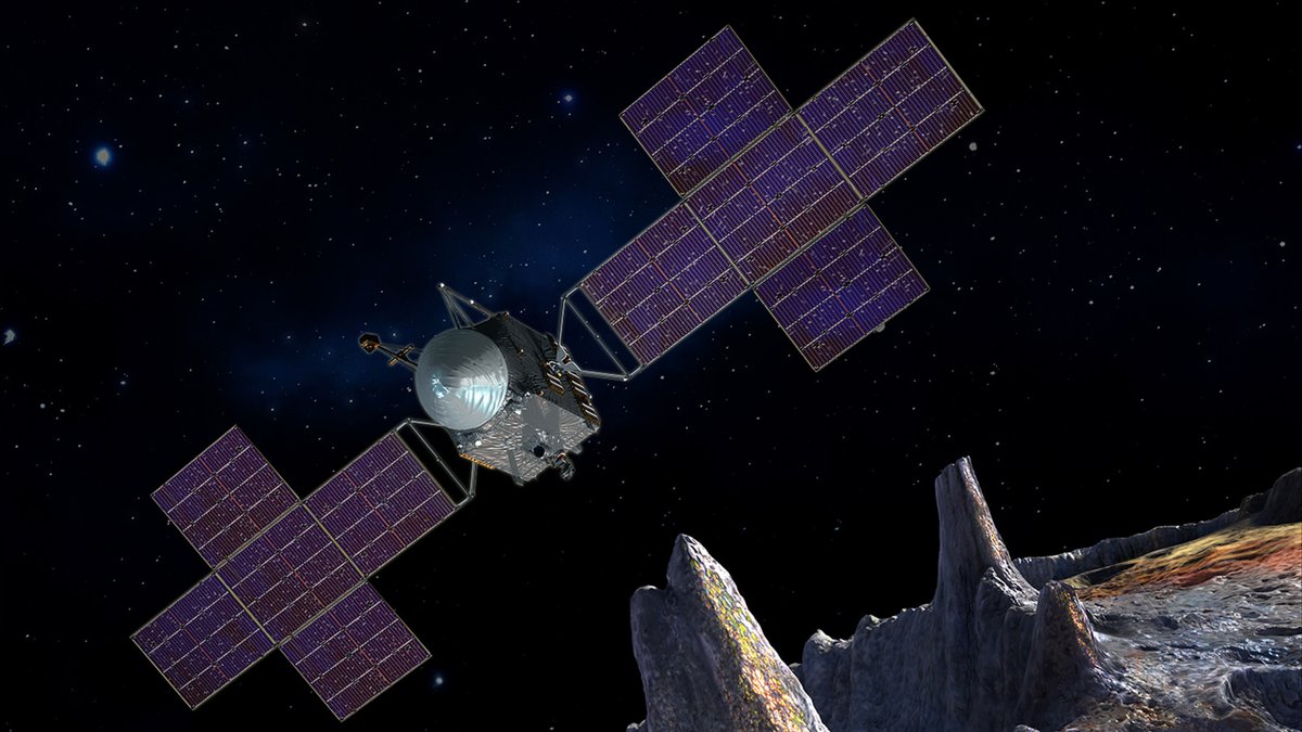 *Status Update* The #MissiontoPsyche has a new launch date, October 2023! Psyche will host a laser comm terminal known as DSOC and test laser communications against the challenges of deep space exploration. Learn more about DSOC: go.nasa.gov/2XIqfhA