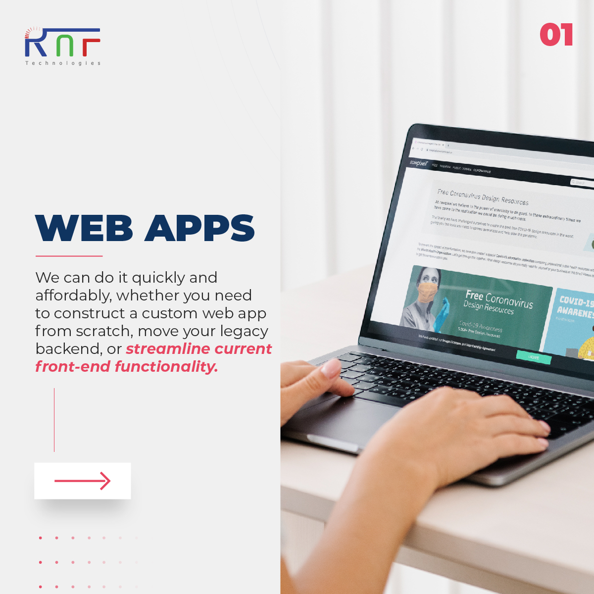 rnftechnologies's tweet photo. It’s high time you ideate with us for a seamless web development experience.
Got a project in mind?
Send us a message, here→ https://t.co/WIjGurD5CT
#rnftechnologies #webdevelopment #services #webapp https://t.co/QI8Ywd7eJ9