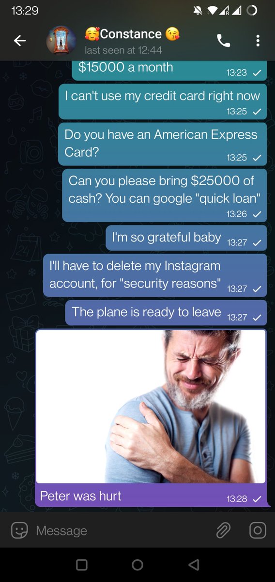 mxschumacher's tweet photo. Trying to tinder swindle my girlfriend https://t.co/xruY24piaz