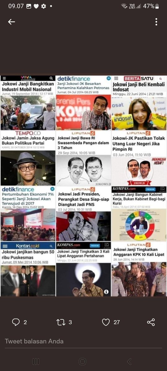 Kuiz Maĺam Hari Bonus Folbek:

Dari banyak berita ini, yang manakah yang telah menjadi kenyataan?.

Jangan Lupa RT, Like en Sukrip, Agar Warga Pluto Tahu.
🤭