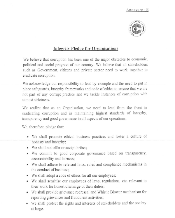 NhidclSrinagar's tweet photo. Integrity Pledge taken at Regional Office, Srinagar (NHIDCL) https://t.co/kSobzS4asf