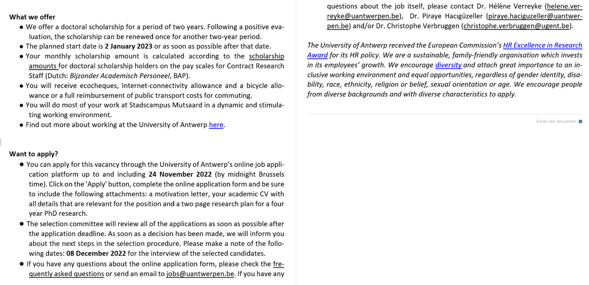 Do you want to work at the intersection of archaeological data reuse, storytelling & metadata standards? Want to join our @EUCHANSE funded TEtrARChs project striving to transform data reuse in archaeology? Join us at @arches_ua and @GhentCDH as a PhD student! See below 👇