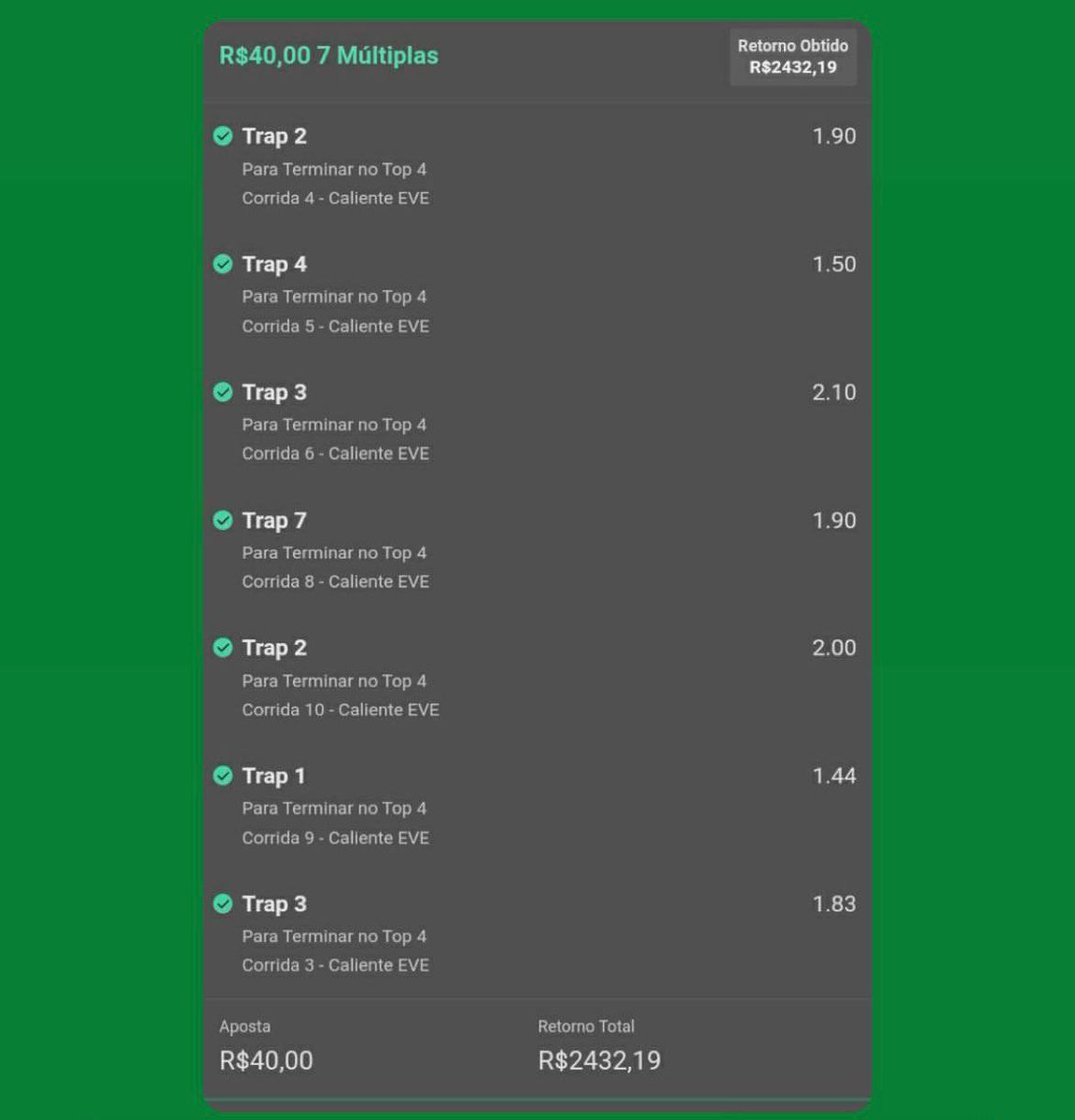 Eu duvido você entrar nesse grupo e não ficar de cara com o resultado deles, conhecem MUITO!

t.me/+sFQO4lJvgfU2N…