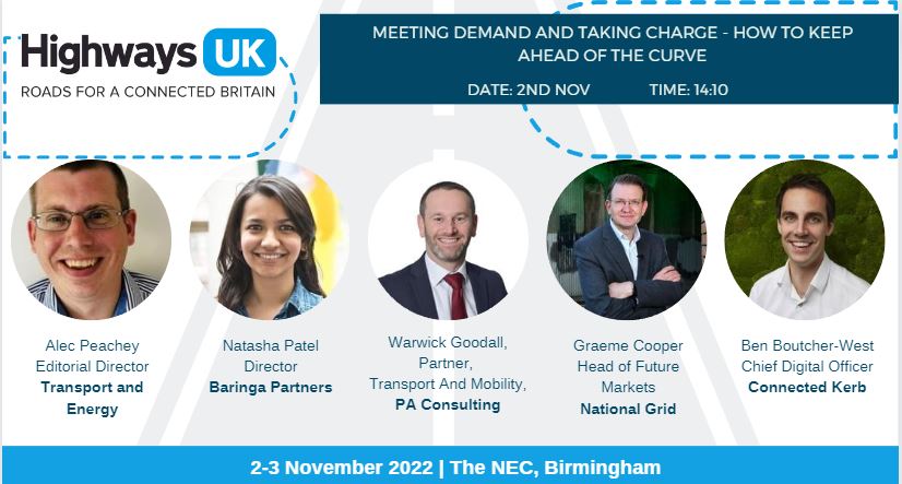 Come and find our Chief Digital Officer <a href="/BenBoutcherWest/">Ben Boutcher-West</a> on the panel at <a href="/HWYSUK/">Highways UK</a> starting from 2:10PM tomorrow as he’ll discuss more during the session on ‘Meeting demand and taking charge - how to keep ahead of the curve’. 

Register here: terrapinn.com/exhibition/hig… #EVs