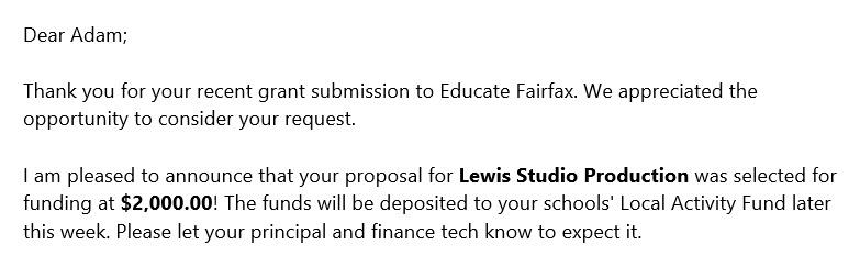 John Lewis HS Tech tweet media