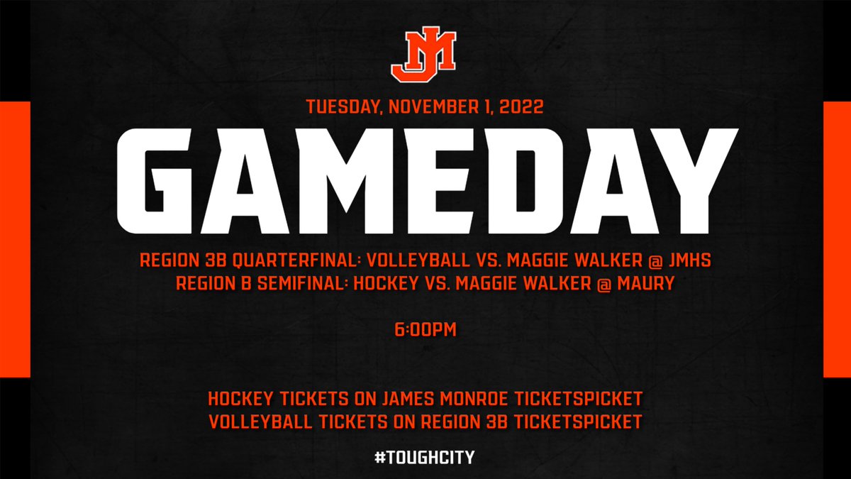 Big Day for JM Athletics! Volleyball and Hockey both hosting regional games!