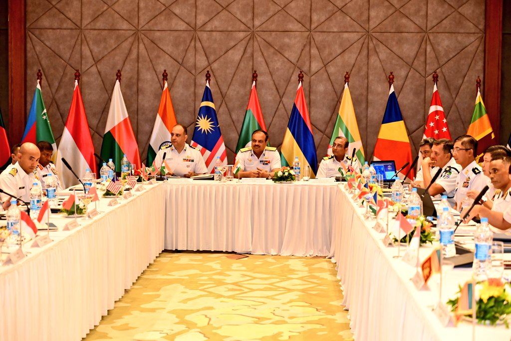 indiannavy's tweet photo. #GMS2022 was conducted through panel discussion based on four sub-themes leading to development of record of discussions and proposed agenda for #GoaMaritimeConclave 2023 (GMC 2023).
@InNwc https://t.co/299A8bUS5N