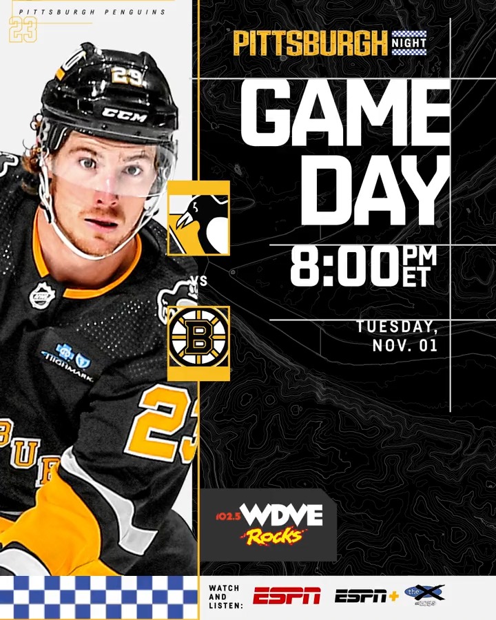 Pittsburgh Penguins on X: It's a hockey (and reverse retro) night in  Pittsburgh! Game preview:    / X