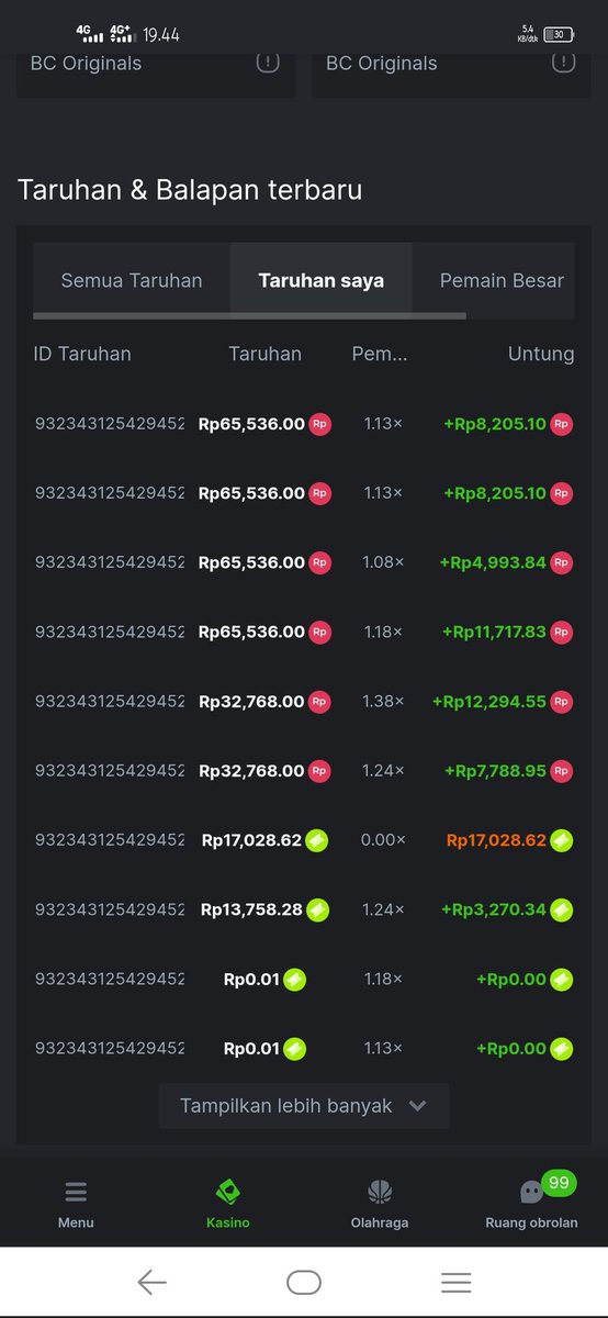 cryptomisterCM's tweet photo. gini klo tiap 30 menit juga kerasa hasilnya 😂😂
depo/wd bank lokal, dana,ovo kilat 
link : https://t.co/mpgusAp9k8
main mines BOMB 1 BET 25K-50K jgn all in klik2 cashout ulang trus https://t.co/i4OwIvhQUT