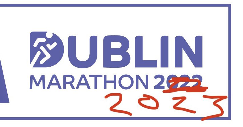 DonnachaMaguire's tweet photo. Missed out on @dublinmarathon 2022 due to injury so here we go again for 2023.
#NotRational #ClearlyDelusional #OhWell https://t.co/mrmiP51DjW