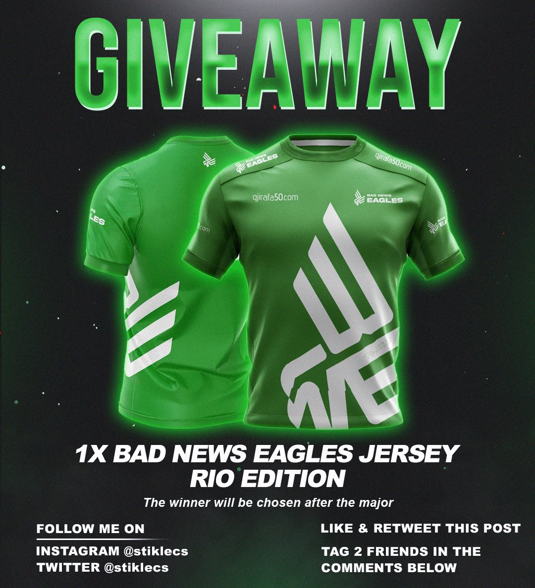 stikle 🇧🇷 IEM RIO MAJOR on Twitter "GIVEAWAY to celebrate the RIO