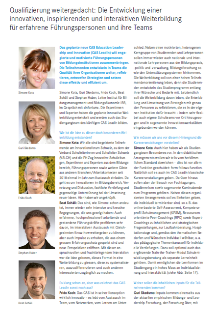 huberedulead's tweet photo. CAS Education Leadership und Innovation (CAS LeadIn) - Interview mit dem Studiengangsteam
#HuberEduLead #EduLead #IBB #PHZug #WELSEduLead #LeadIn #Weiterbildung #InnovativeWeiterbildung #Schulleitung #Führungskräfteentwicklung https://t.co/aoSDymqiPN