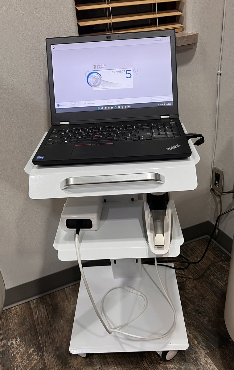 PapaRandlicious's tweet photo. When your @DentsplySirona @DSCEREC #Primescan is used all day long, you add the newest tech. Introducing our #PrimescanConnect to allow everyone in the office get into the scanning game. No more gagging on impression material here! https://t.co/yD39QUWiDN
