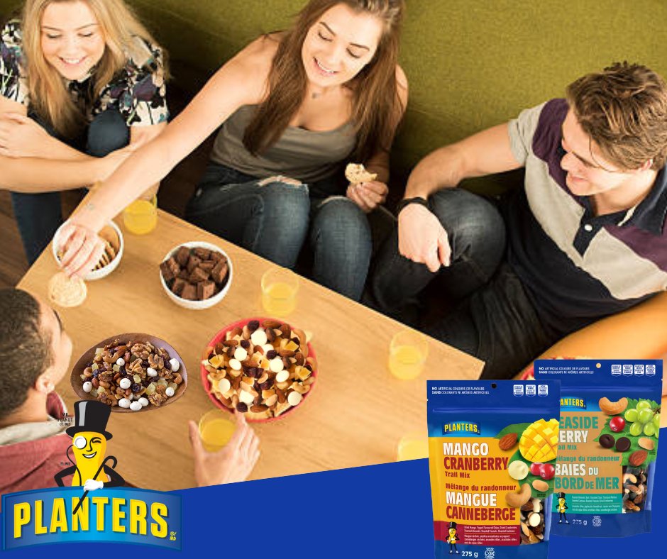 planterscanada's tweet photo. #TGIF and #TGFP - thank goodness for Planters! Have a wonderful Friday with loved ones and your favourite #PlantersSnacks.
#PlantersCanada https://t.co/okx9UA9S82