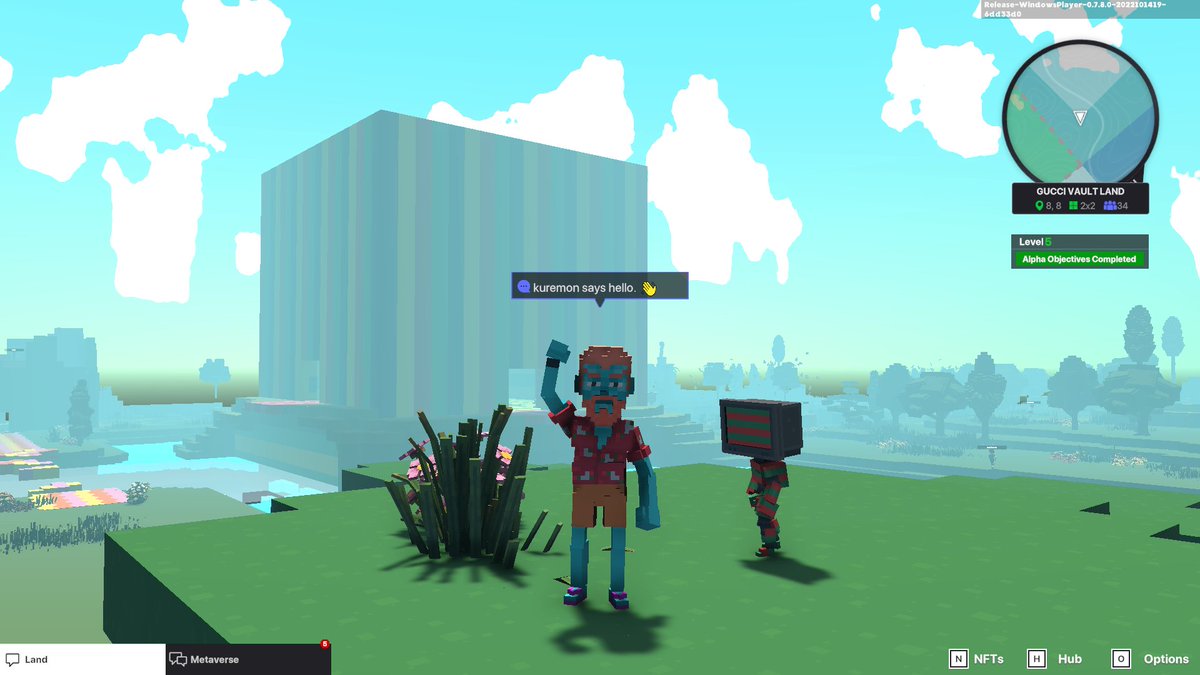 CryptoKuremon's tweet photo. @TheSandboxGame 🍓 #GucciVault in  #TheSandbox
A cool place, with nice NFTs https://t.co/62qIT4uoO7