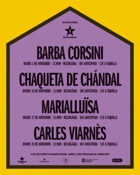 BarbaCorsini's tweet photo. I després de nosaltres vindran els Chaqueta de Chándal, @marialluiisam i @CarlesViarnes! https://t.co/g8NKp2sIbQ