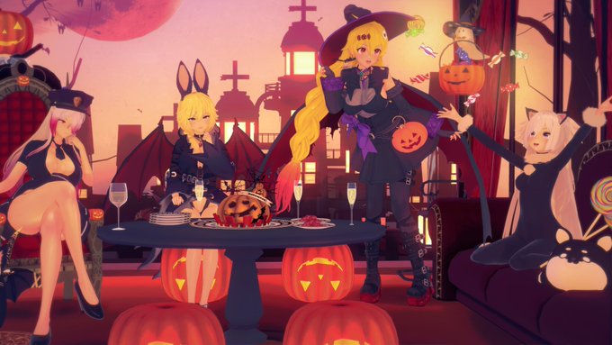 遅れたハロウィン 