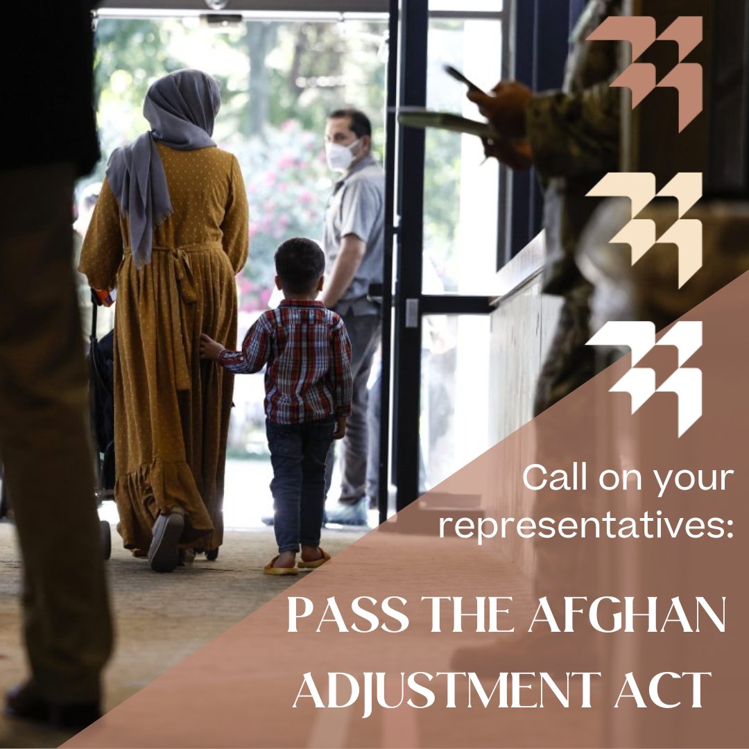 Every call or message to your members of #Congress makes a difference. Keep letting your reps know that we must pass the #AfghanAdjustmentAct and #KeepThePromise to our #AfghanAllies. #Advocate4Afghans bit.ly/PassAAA