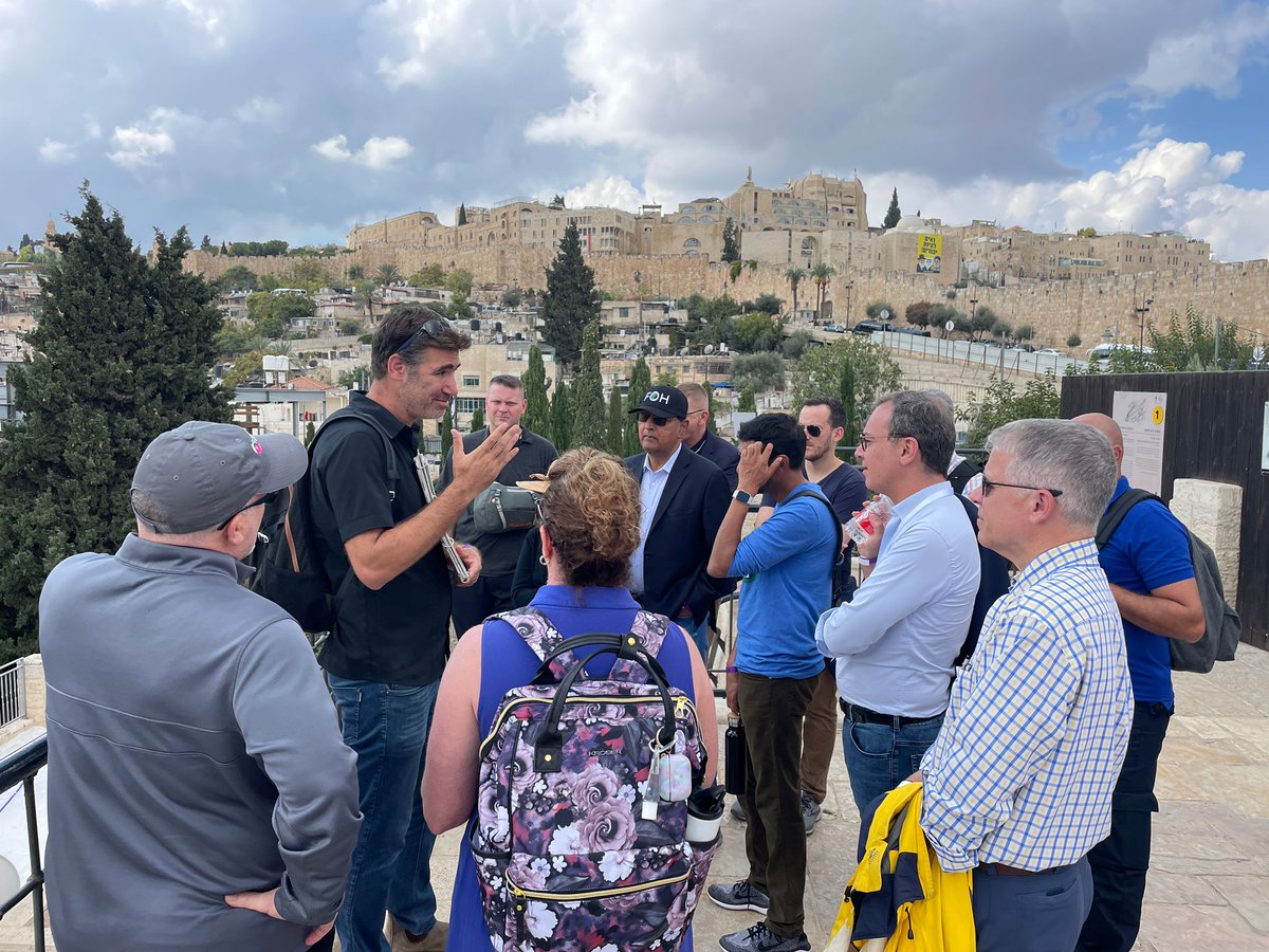 FohFuture's tweet image. Fun time! #FOH members on a guided day tour through #Jerusalem.