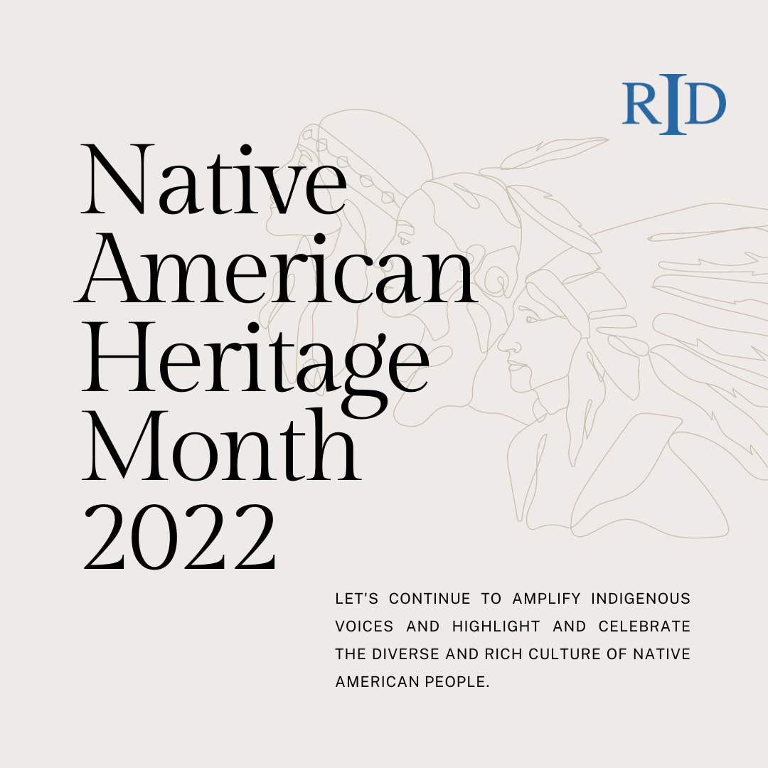 Happy Native American heritage month. Let's continue to amplify indigenous voices and highlight and celebrate the diverse and rich culture of Native American people.