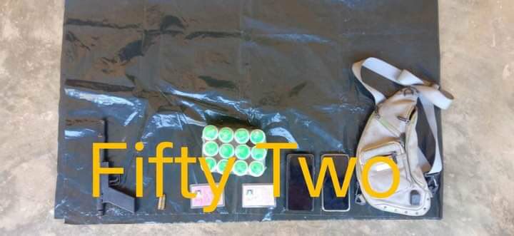 AungZ20's tweet photo. Comrades KyawLinHtun &amp; AungKoMin, from Mawlu People's Security Force, were arrested along with 2 handmade guns at junta checkpoint entering Sagaing's Katha tsp at ar noon on Oct31. #2022Nov1Coup #CrimesAgainstHumanity #WhatsHappeningInMyanmar https://t.co/bzb9nmvRTX