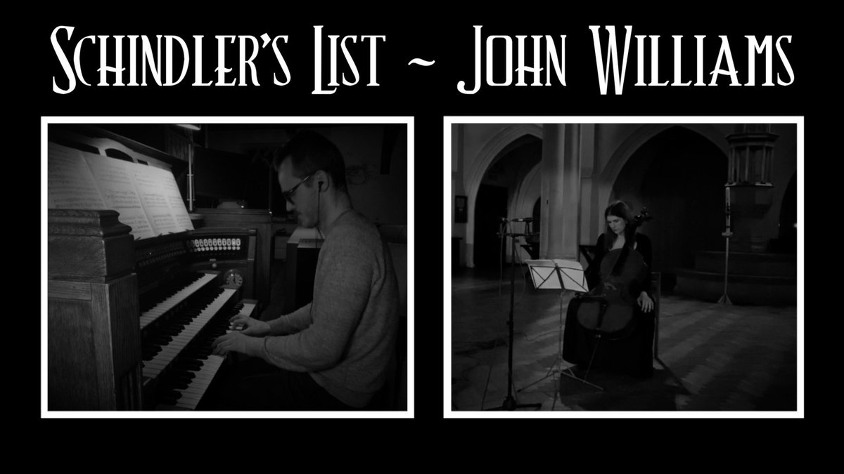 It’s months since we’ve had time to record anything for @YouTube but this is a piece Julian has wanted to work on for years and we’ve finally done it! The theme from Schindler’s List in Julian’s beautiful new arrangement recorded last week @stcypriansnw1 youtu.be/8ownrgHbJc0