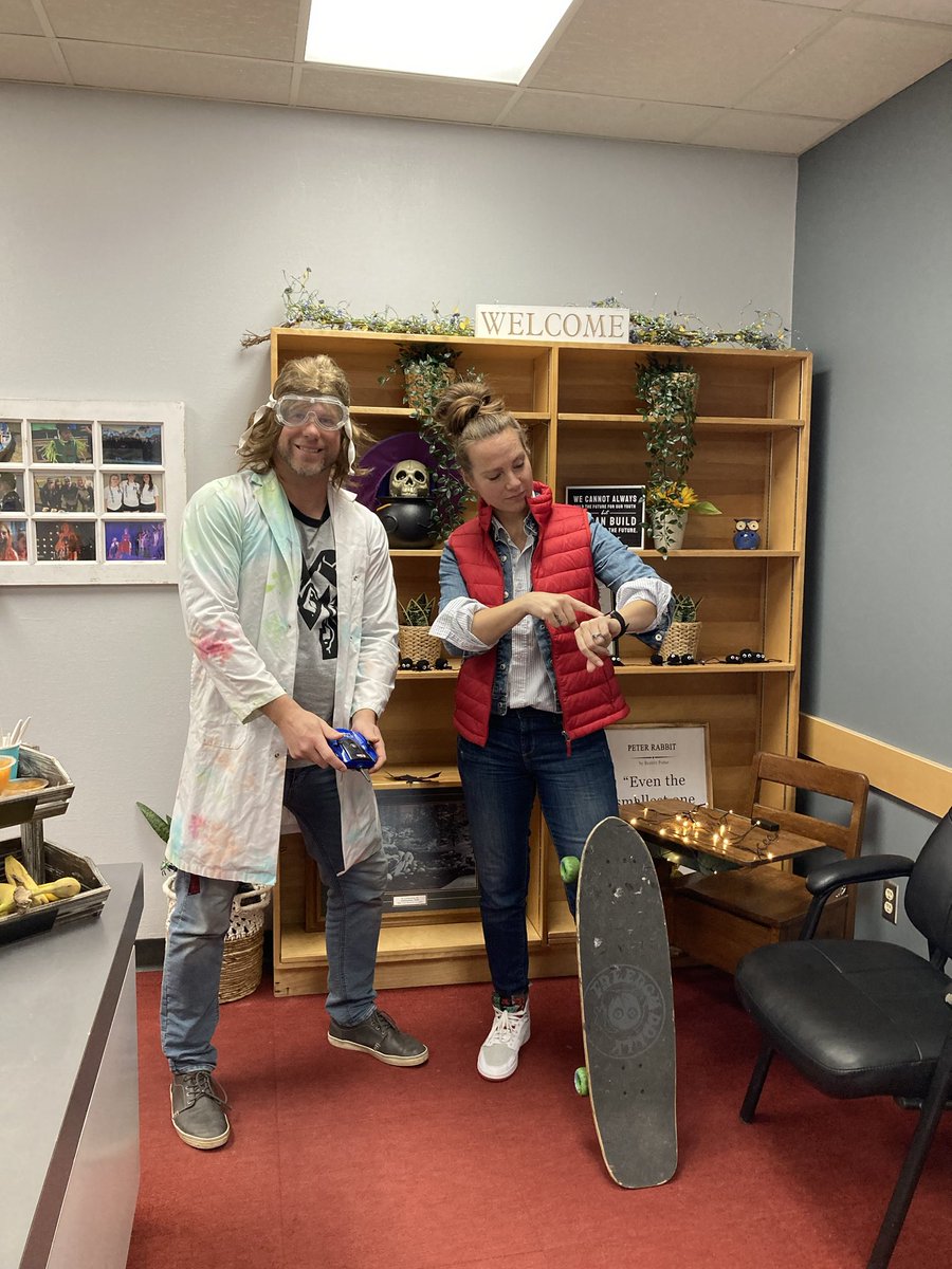 McFly, let’s go McFly. Halloween fun at Alix MAC today. Partners in crime!!!