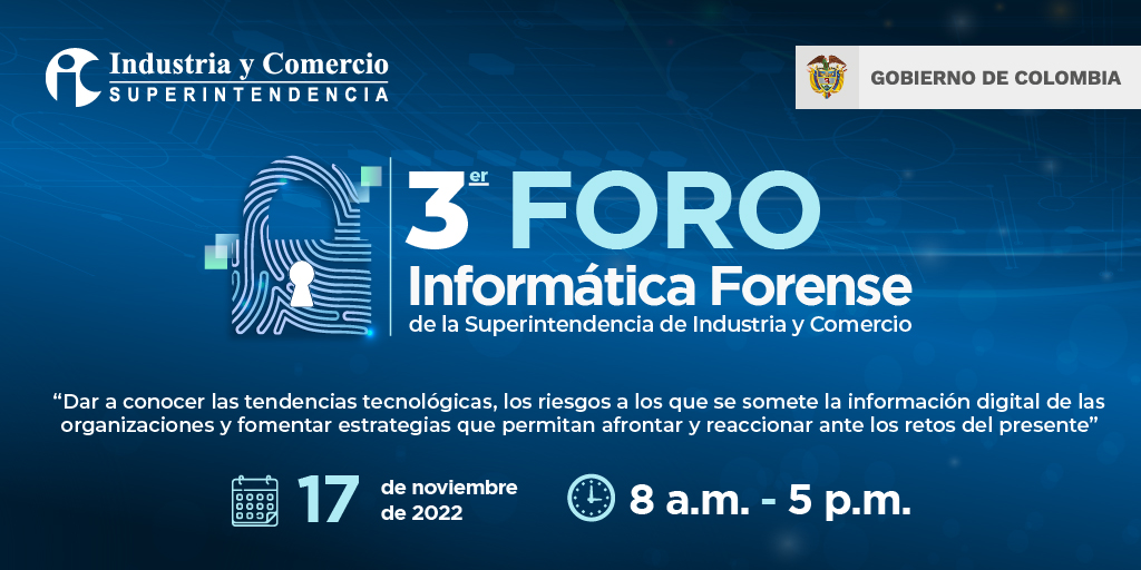 sicsuper's tweet photo. La #SIC te invita a participar en su 3er Foto de Informática Forense el próximo 🗓️17 de noviembre.

Inscríbete sin costo y fortalece tus conocimientos en información digital empresarial➡️ https://t.co/UA0imeBoxv https://t.co/mTfjXCg0oe