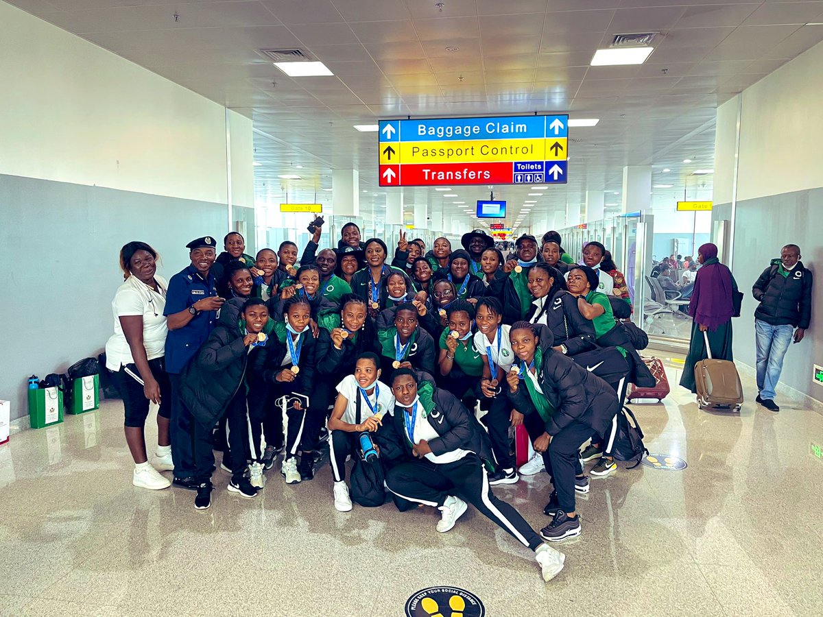 The Flamingos are back from India with their golden bronze ❤🔥 #U17WWC