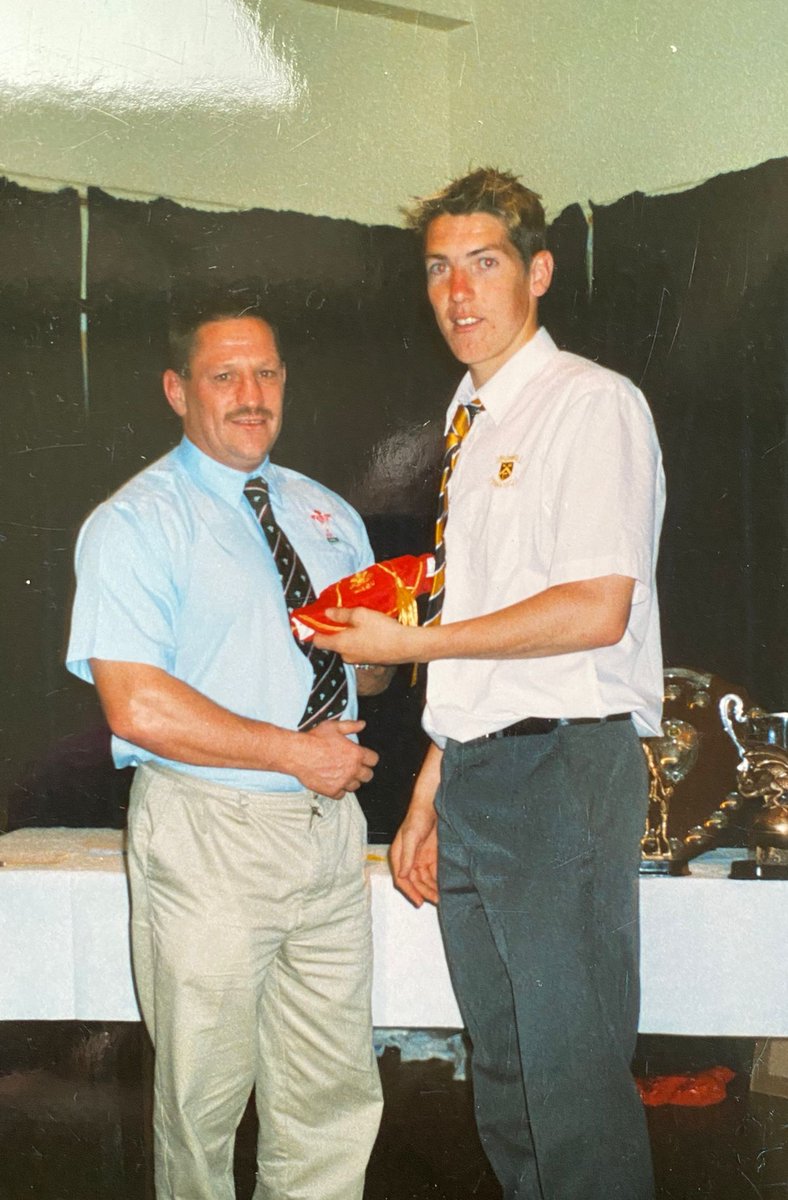 Dusting off the cobwebs and found this gem of a photo 📸 

A couple of Port Talbot Rugby Legends 💪