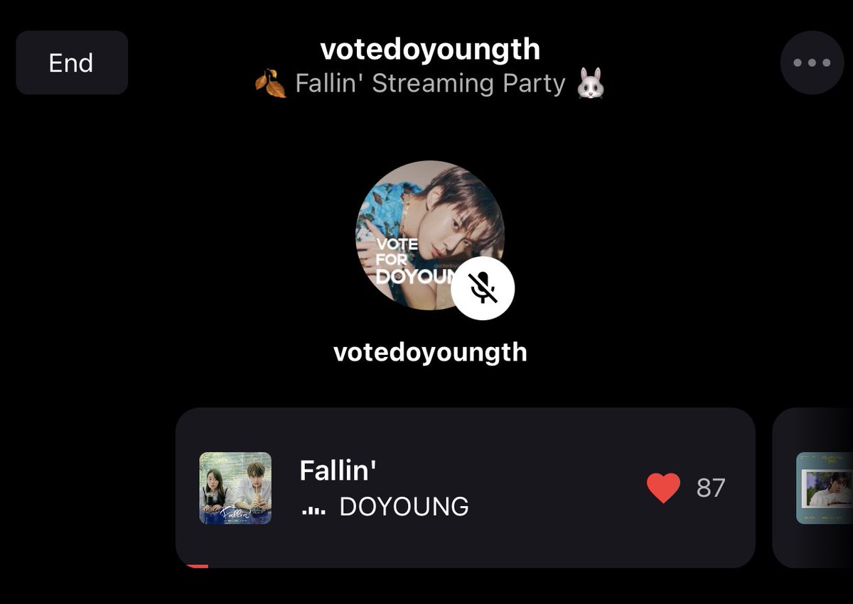 🎧 Dozennies Streaming Party 🐰🍂

สตรีมมิ่งปาร์ตี้เริ่มแล้วนะคะ~ ٩(ˊᗜˋ)و ~♪  มาฟังเพลงเพราะ ๆ ด้วยกันระหว่างโหวต mama กันค่า 🫶✨

🔗 share.stationhead.com/KB7PkWyRGl9

#โดจือนี่สตรีม #Dozenniestreaming 
⏰: 20:00-22:00 ICT

#โดจือนี่สตรีม #Dozenniestreaming