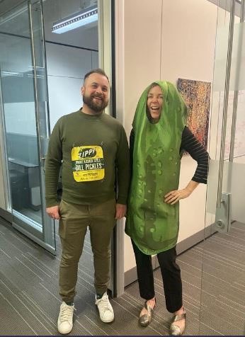 I was not the only pickle at work today. #happyhalloween2022 🎃