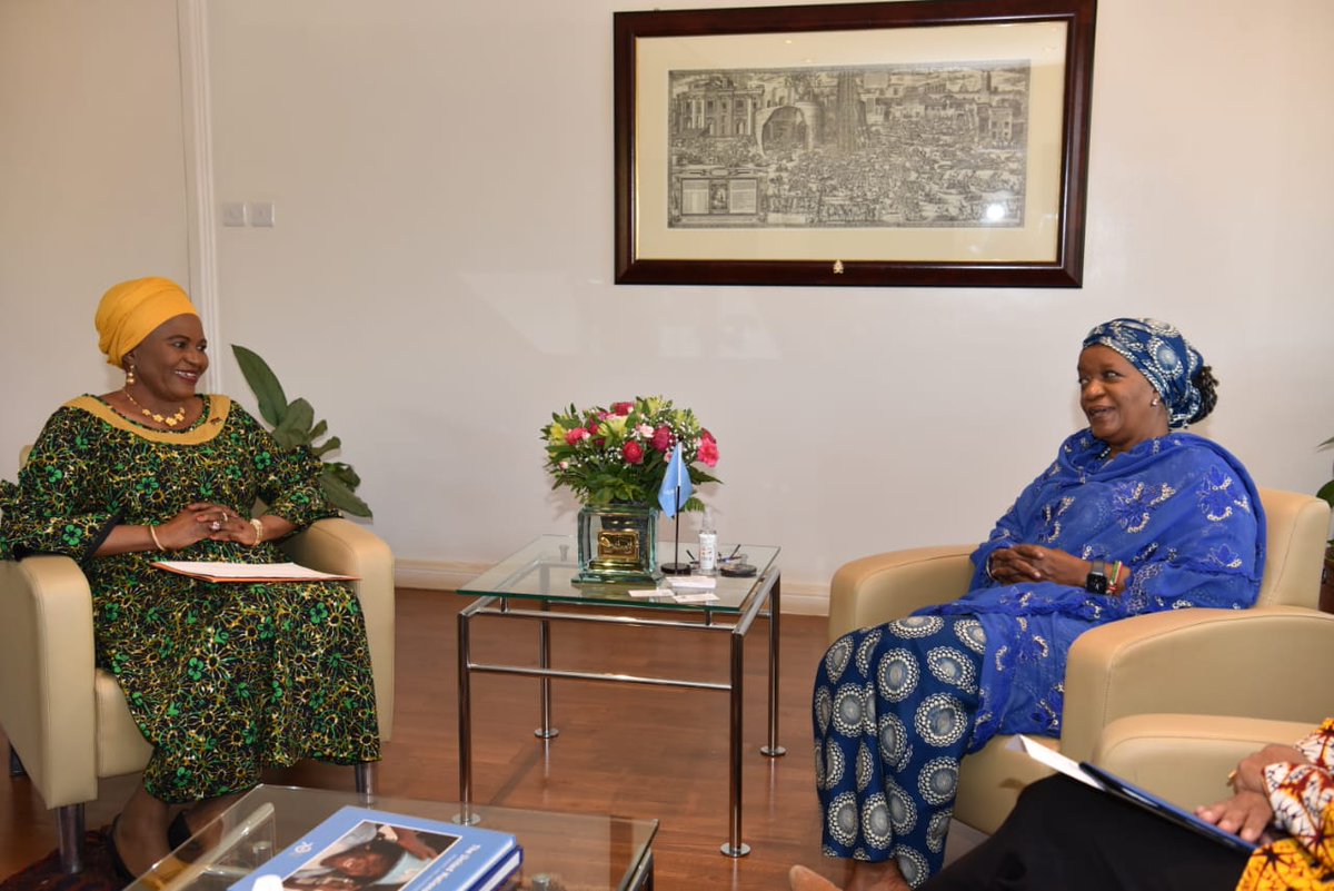 MalawiinKenya's tweet photo. H.E. Mrs. Callista Jennie Mutharika, High Commissioner, and Permanent Representative to UNEP and UN Habitat presented Letters of Credence to H.E. Ms. Zaimab Hawa Bangura, D.G., UNON https://t.co/0njBQ6vhRR
