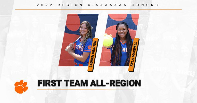 PVSoftballGA's tweet photo. Congratulations to our seniors @brister_lauren and @kyla_max for earning a spot on the First Team 4-7A All-Region! #Team29 https://t.co/7d9SZadtw2