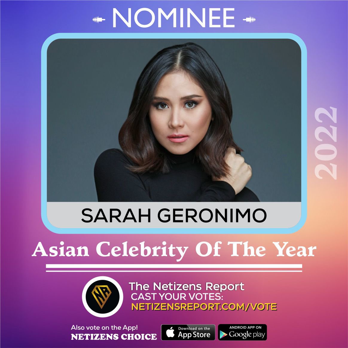 vjasheeer27's tweet photo. .@JustSarahG is among the candidates for Asian Celebrity Of The Year 2022 award!

Cast your votes in the link below while Streaming Dati-Dati and Cuore‼️

VOTE: Asian Celebrity Of The Year (ACOTY 2022) - The Netizens Report
https://t.co/wjuodRbYcZ https://t.co/iwCG94LKkG