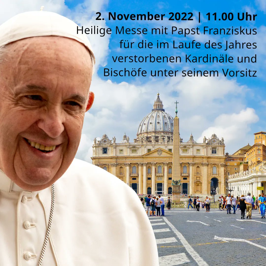 Wir übertragen die Heilige Messe für die im Laufe des Jahres verstorbenen Kardinäle und Bischöfe unter dem Vorsitz von Papst Franziskus.
2. November 2022 | 11.00 Uhr
#ewtntv #rome #vatican #popefrancis