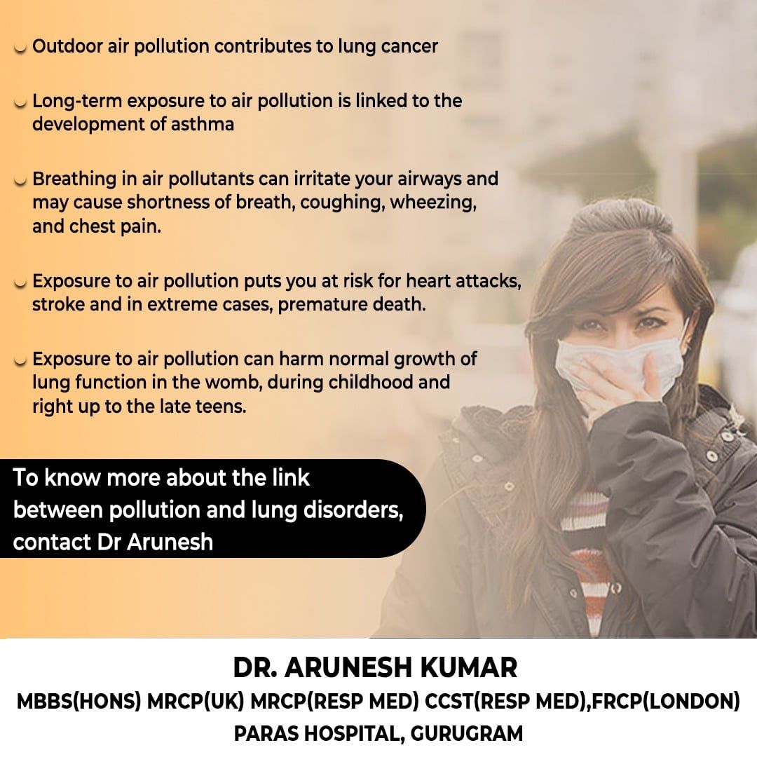DrAruneshKumar's tweet photo. Long-term ambient air pollution exposure was reported to increase all-cause mortality. Air #pollution is the cause and aggravating factor of many respiratory diseases like #COPD, #asthma, and lung cancer.
#draruneshkumar #pulmonologist #pulmonology #lungdisorders #gurgaon https://t.co/zpv2WAnirI