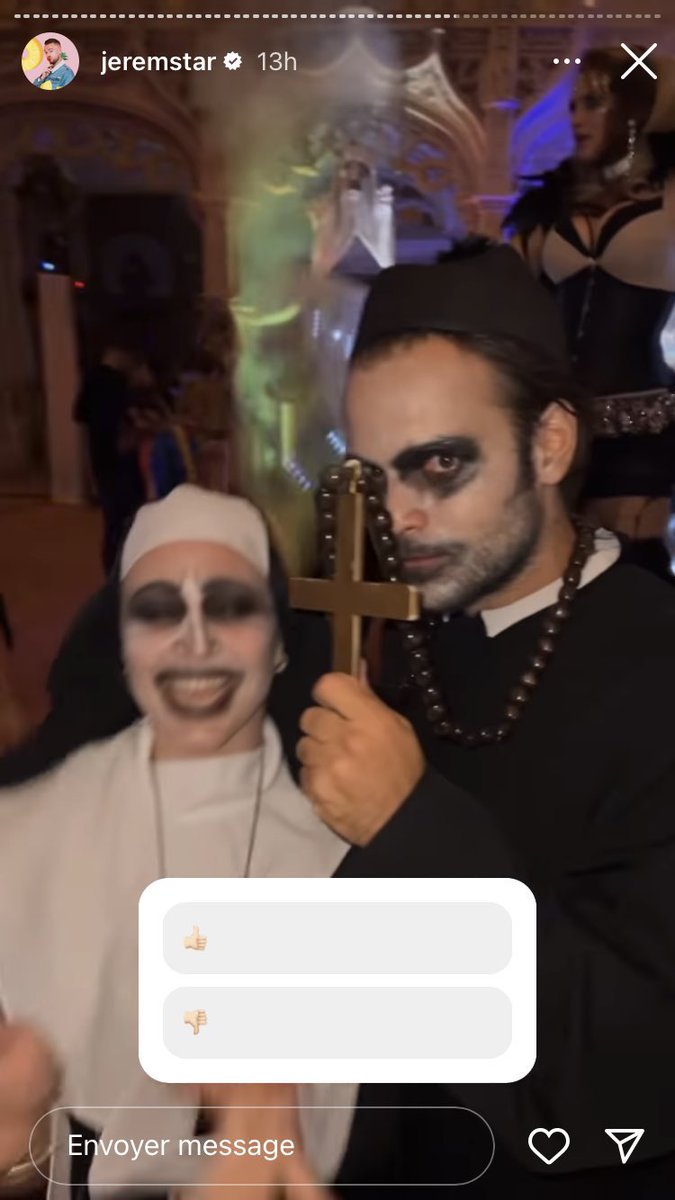 viachrist_'s tweet photo. 🎃 | Le mépris ordinaire envers les chrétiens à chaque #Halloween : soirée dans une église désaffectée, déguisement de prêtres ou sœurs, sexualisation des religieux… (Via IG : christianophobie_) https://t.co/ABFc9IaKOU