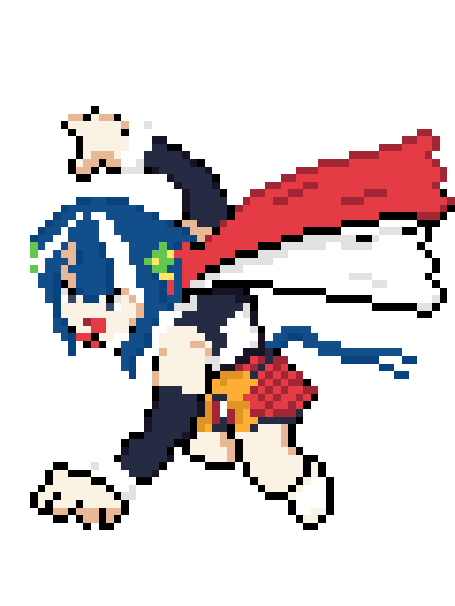 1110Kind's tweet photo. そろそろポケモン発売で思い出したけどCLIVE4人のドット絵透過版出してなかったから今のうちに置いとこ https://t.co/NJd8h6QLew