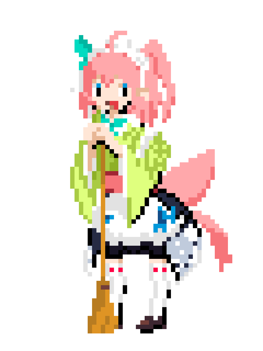 1110Kind's tweet photo. そろそろポケモン発売で思い出したけどCLIVE4人のドット絵透過版出してなかったから今のうちに置いとこ https://t.co/NJd8h6QLew