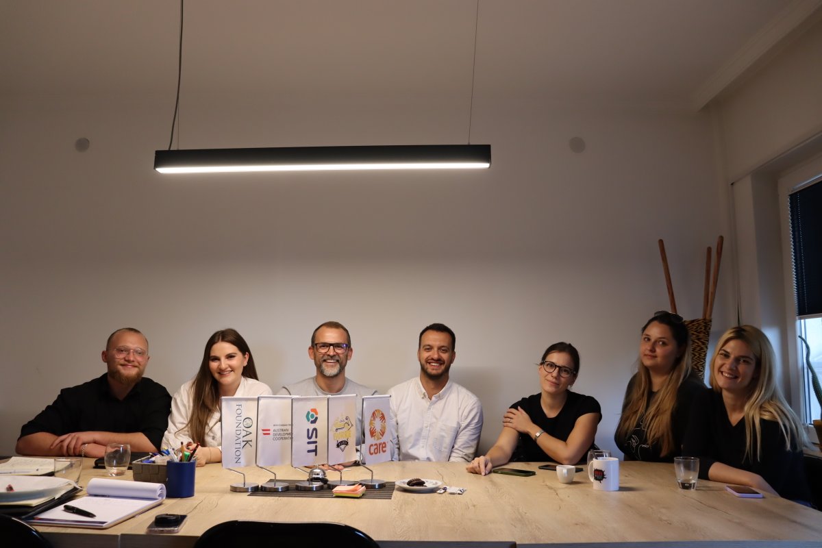 SIT_center's tweet photo. We had the pleasure of welcoming @CARE_Balkans  representatives to our offices yesterday. We talked about the "Future for Youth" accomplishments, our plans, and the continuation of our collaboration.

#YMI #SITandThink #CARE https://t.co/pUyDMQ5w8A